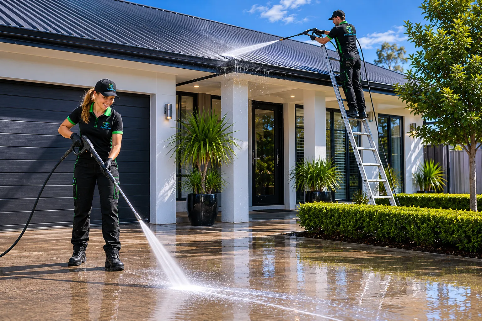 Double Bay Pressure Cleaning Support Desk